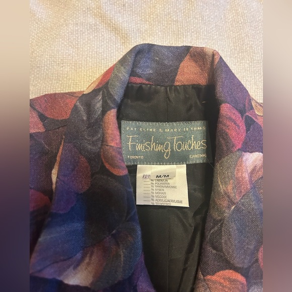 Vintage 2 piece wool set Finishing Touches Pat Kline and Mary Lu Toms size M/12 - Picture 13 of 16